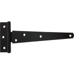 152mm Tee Hinge Black Japanned Light Duty