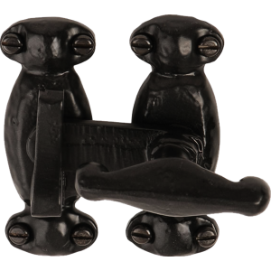 Cupboard Door Dead Latch Thumb Turn Matt Black Antique