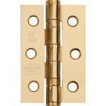 3 Inch Grade 7 Polished Brass Ball Bearing Fire Door Hinge