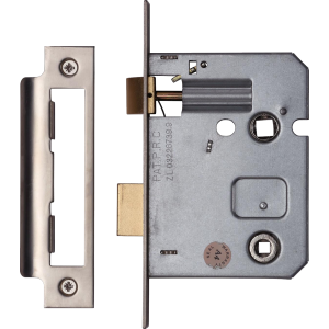  76mm Bathroom Sash Lock Satin Nickel