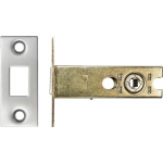  65mm Tubular Bathroom Deadbolt Satin Stainless Steel