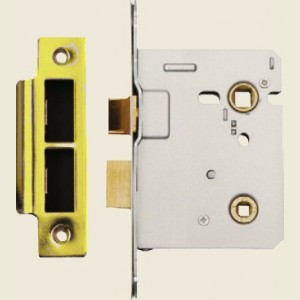  63mm Bathroom Sashlock PB