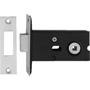  78mm Bathroom Deadbolt Satin Stainless Steel