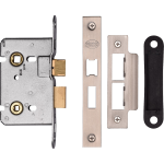  64mm Bathroom Lock Satin Nickel