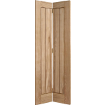 27 x 78 Mexicano Oak Bi-Fold Door