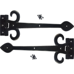 Smethwick Black Antique Decorative Hinges