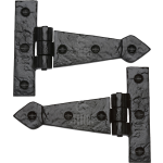 102mm Black Antique Plain Spear Hinges