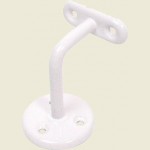 2.5 Inch White Handrail Bracket