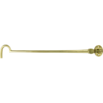 300mm Cabin Hook Polished Brass