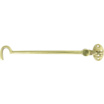 205mm Cabin Hook Polished Brass