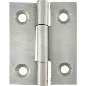  40mm Butt Hinge Natural Steel