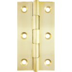  63mm Butt Hinge Natural Brass