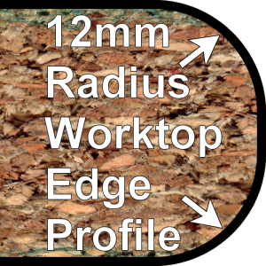  R12 28mm 30mm Worktop Trims 12mm Double Profile