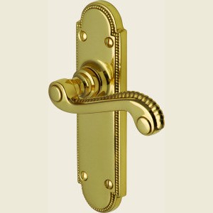 Newport Pagnell Adam Polished Brass Handles