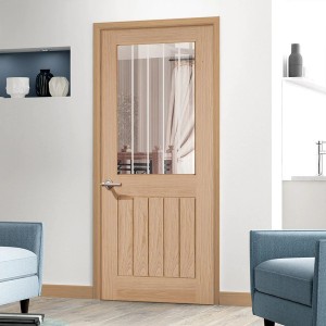  Belize Oak Glazed Doors