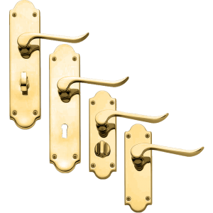 Woburn Chrissi Brass Door Handles