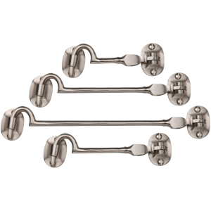 Ross on Wye Satin Nickel Cabin Hooks