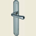 Staines Charlbury Polished Chrome Long Plate Door Handles
