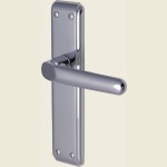 Staines Deco Heritage Brass Polished Chrome Handles