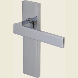 Chertsey Delta Heritage Brass Polished Chrome Handles