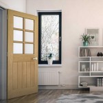 Arran Ely Six Light Glazed Oak Doors