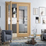 Martlesham Prefinished Ely Oak Pattern 10 Glazed Doors