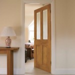 Dundalk Four Panel Pine Two Light Glazed Doors