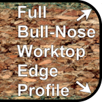 North Walsham Full Bull Nose Worktop Trims