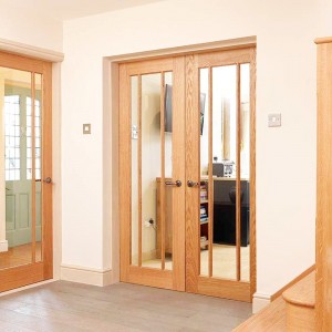 Newtownards Internal Glazed Oak Doors