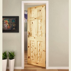 Dundalk Knotty Pine Six Panel Doors