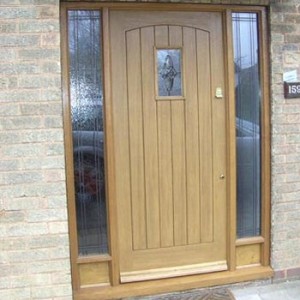 Welwyn Garden City Cottage Oak MT Triple Glazed Doors