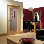 Newtownards Pattern Ten One Panel Oak Glazed Doors