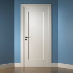 Bentham White Primed Solid Pattern Ten Shaker Doors