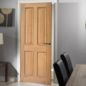 Clovelly Regency 4P Bolection Mouldings Oak Doors