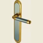 Grasmere Saturn Jupiter Split Finish Long Plate Handles