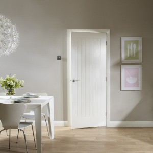 Welwyn Garden City Solid White Primed Interior Doors