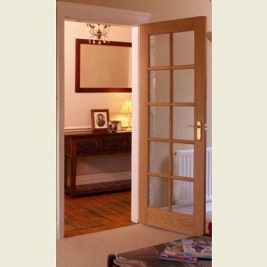  Ten Light Glazed Oak Doors