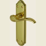 Newport Pagnell Verona Polished Brass Handles