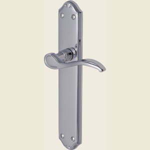 Clifton Verona Polished Chrome Long Plate Handles