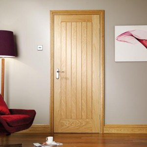 Chepstow Internal Vertical Five Panel Oak Doors