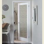 Warwick White Primed Glazed Pattern Ten Shaker Doors