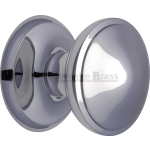 80mm Centre Door Knob Polished Chrome