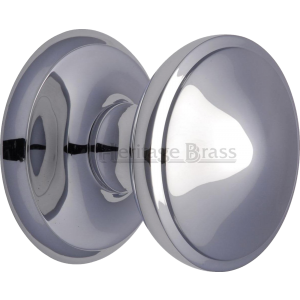 80mm Centre Door Knob Polished Chrome