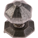 77mm Front Door Centre Knob Pull Antique Pewter