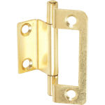 50mm Double Cranked Flush Hinge Brass