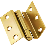 63mm 1951 Stormproof Casement Window Hinge Polished Brass