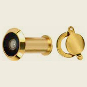 160 Degree Door Viewer Polished Brass