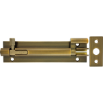 102 x 25mm Necked Barrel Bolt Antique Brass