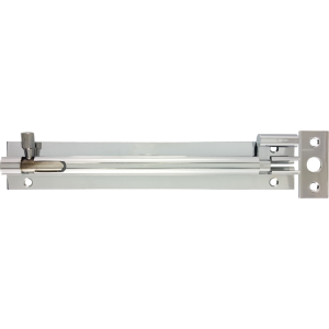 152mm x 25mm Necked Barrel Bolt Polished Chrome