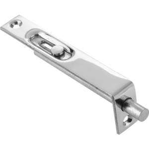 102mm x 16mm Flush Bolt Polished Chrome